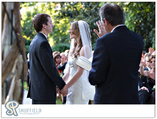 bride and groom, ceremony, nashville wedding, belle meade